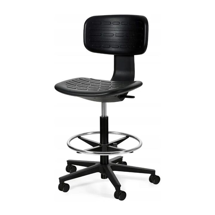 Silla Cajera Regulable Neumat Sin Apoya Brazos Negra - Vista 3