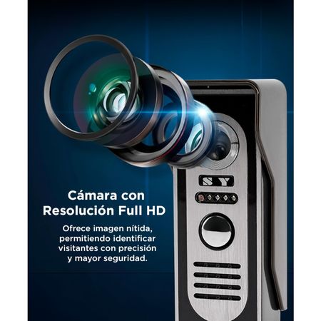 Portero Visor Electrico Timbre Gadnic Pantalla Lcd Con Camara