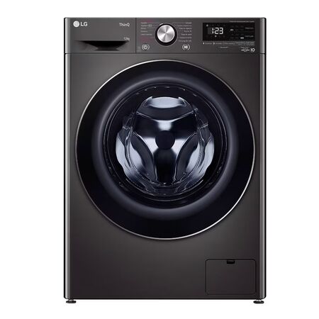 Lavarropas LG 12kg Ai Dd Inverter Direct Drive Steam Grafito