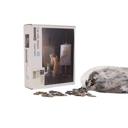 CAT WITH DREAM PUZZLE