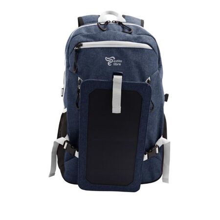 Mochila Estilo Libre Outdoor Con Carga Solar Azul
