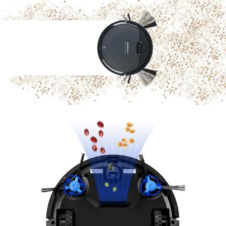 Aspiradora Robot Ultracomb Con Sensor de Obstaculos y Caidas AS-6061