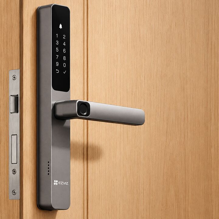 Cerradura Ezviz DL06 Smart Home Huella Gris - Vista 2