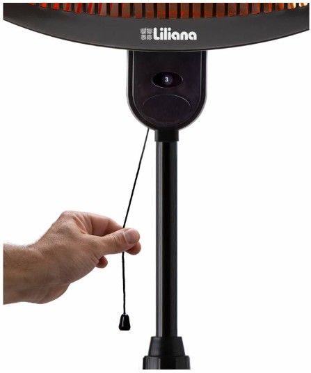 CALEFACTOR DE EXTERIOR LILIANA DE PIE/PARED CUARZO CIPIE 2000W - Vista 2