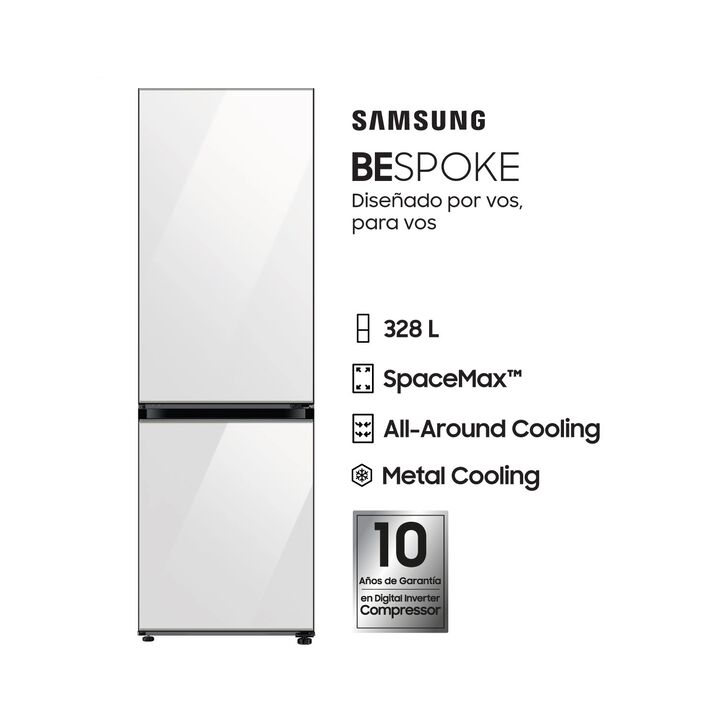 Heladera Samsung RB33A307012 Bespoke 328 L Blanca - Vista 1