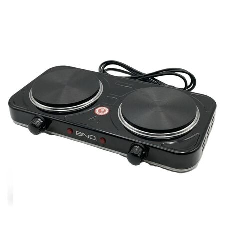 ANAFE ELECTRICO BNO AN-7022 DOBLE HORNALLA 2200 WTS 5 NIVELES NEGRO