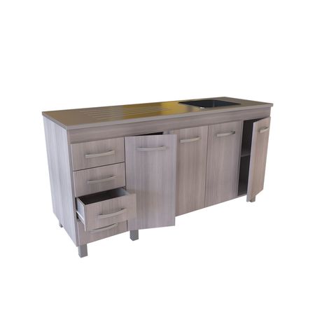 BAJO MESADA ORLANDI 620 PREMIUM 1.60 4P 4C JACARANDA