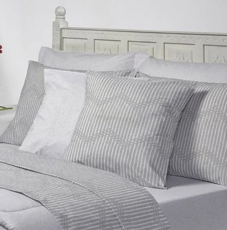 Juego de Sabanas Danubio 144 hilos 1 1/2 plazas Chevron