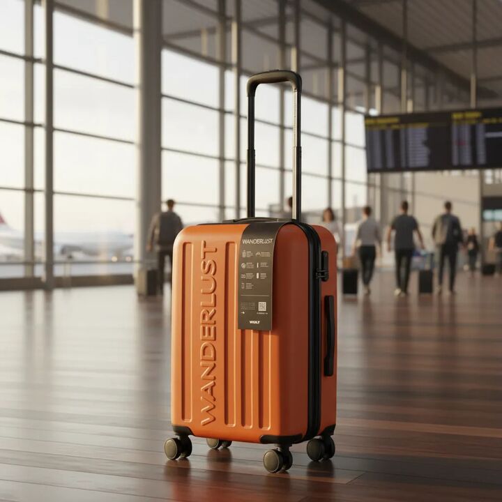 Valija Wanderlust Hard Abs 20 Pulg Expandible Naranja 41112 - Vista 1