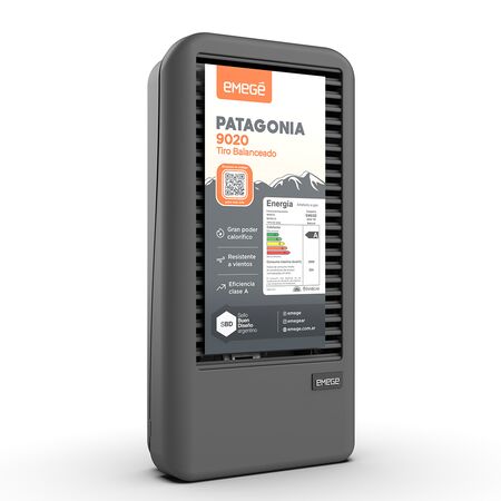 Calefactor Tiro Balanceado Emege Patagonia TB-9020 2000C M-Gas