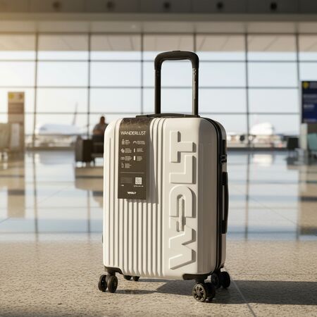 Valija Carry On Wanderlust Neo Hard Abs 20 Pulg Cerradura Blanco 41100