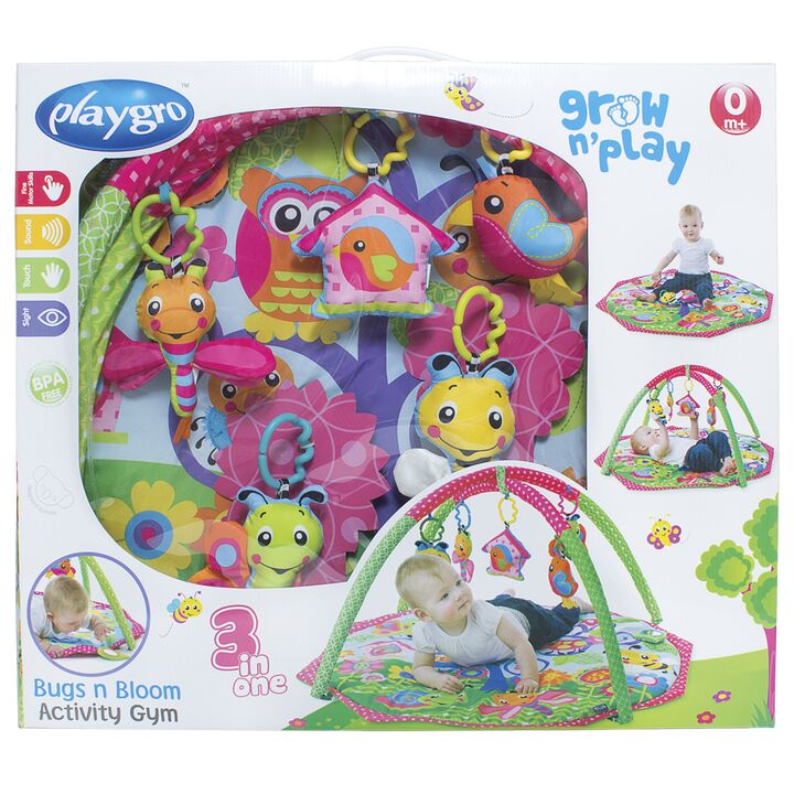 Gimnasio de bebe Bugs and Bloom Activity Playgro - Vista 6