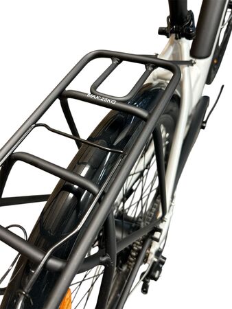 Bicicleta Electrica Nippongame Hyper U - Talle Unico - Blanco - 7vel - Cuadro de aluminio bateria integrada - Frenos a discos mecanicos - Rodado 28"