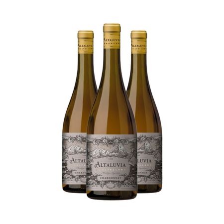 Vino Blanco Altaluvia Chardonnay Caja x 3