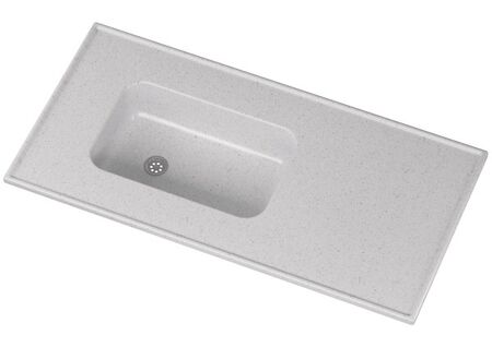 MESADA CON BACHA DURAFORT GRIS CLARO 120X60