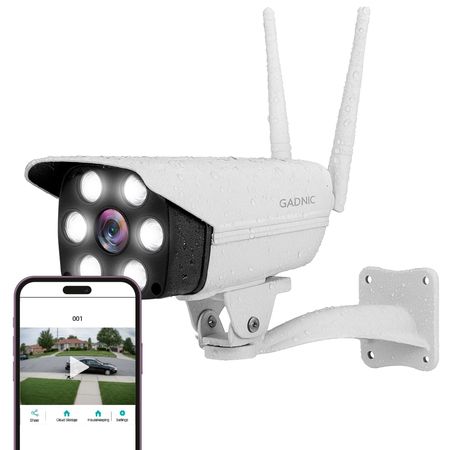 Camara De Seguridad Gadnic CM200W IP WIFI Exteriores HD 1080P