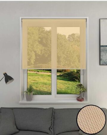 CORTINA ROLLER SUN SCREEN 6% - BEIGE 1.50 X 1.65