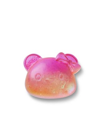 Jibbitz Crocs Jelly Bear Face Unisex Moda Rosa