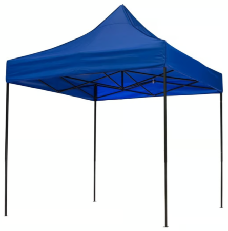Gazebo 3x3 De Hierro Sin Paredes Fi-Gzbply-Az Azul Kassel