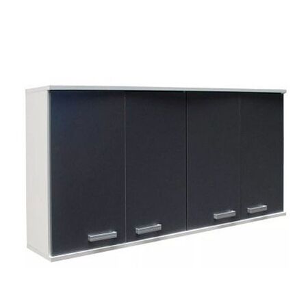 Alacena 1.60Mt Blanco Gris Grafito