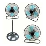 VENTILADOR DE PIE STAR TRAK STP31-10N 10"  (25 cm ) NEGRO 65W. 3X1 - 4607090