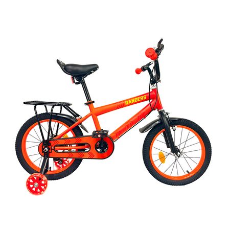 Bicicleta Infantil Randers 16p Acero Reforzado Rojo Bke-160-F