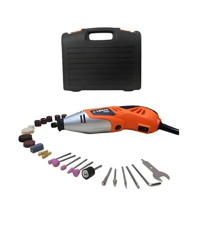 Mini Torno Drill 170w Versa Ktor2007 40 Accesorios + Maletin 170 W