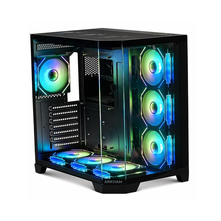 Gabinete Arkham Procyon V2 X7 Fan ARGB ATX - Vista 1