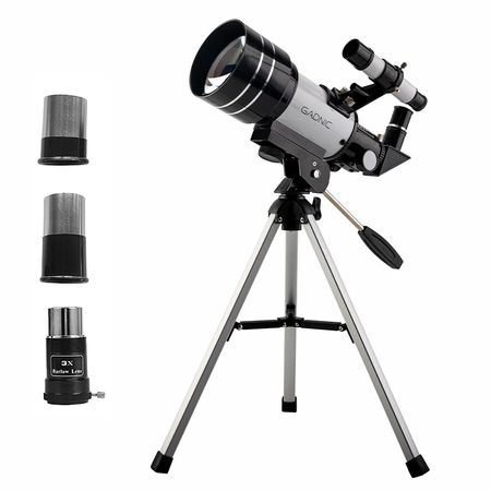 Telescopio Reflector Gadnic 300x70 Fácil De Montar