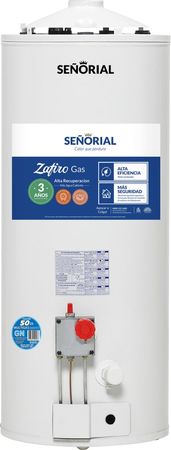 Termotanque Multigas SEÑORIAL 50 Litros Tsz-50 Linea Zafiro 