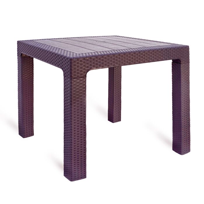 Mesa Alta Simil Ratan - 80X80Cm - Vista 7