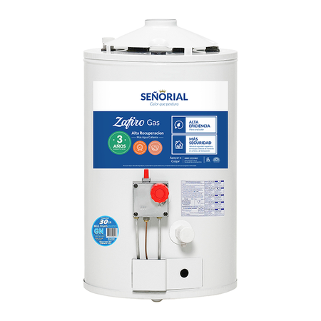 Termotanque Senorial Multigas 30lts Alta Recuperacin Garanta 3 años De pieColgar TSZ-30