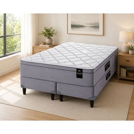 Colchón + Sommier Espuma King Bradford King Koil Euro 180x200x29 120kg