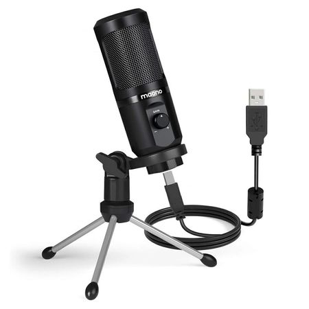 Maono AU-PM461TR. Micrófono USB condenser cardioide. Audio claro para streaming y grabación