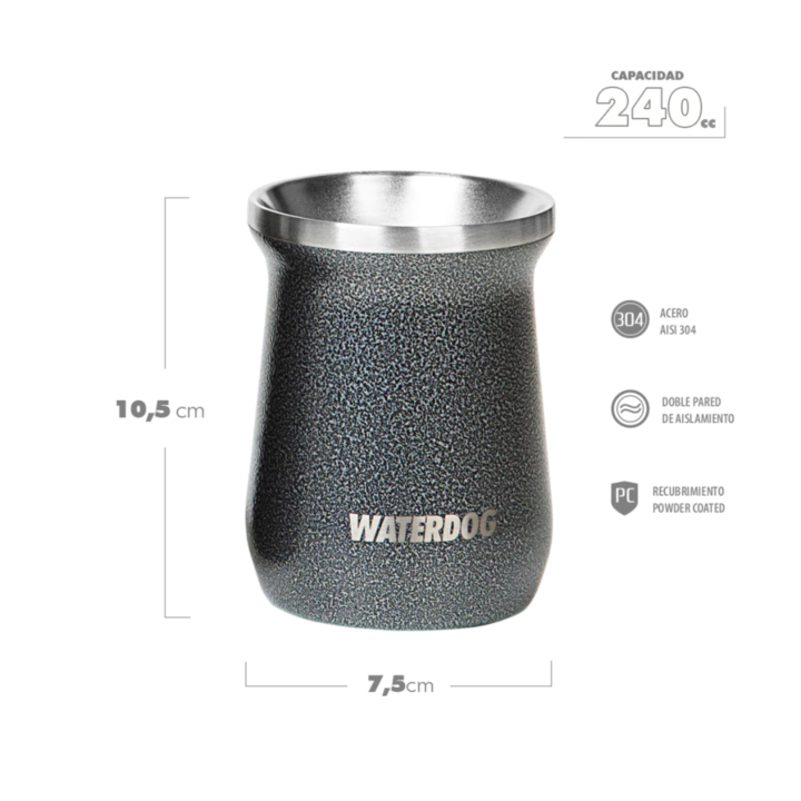 MATE WATERDOG 240CC (C:GRAFITO OSCURO ZOILO240DGF) - Vista 3