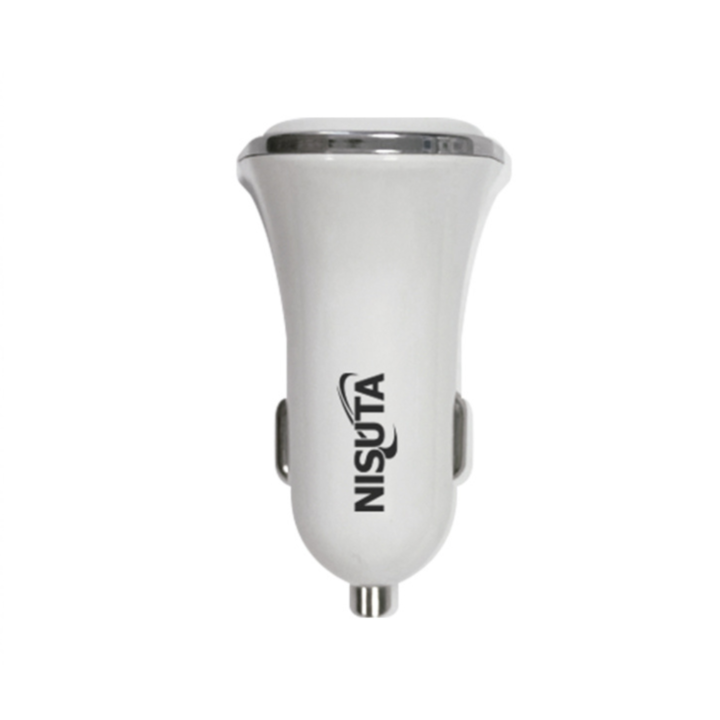 CARGADOR NISUTA AUTO USB Y USB-C 12V (C:BLANCO NSAD12US2QC) - Vista 2