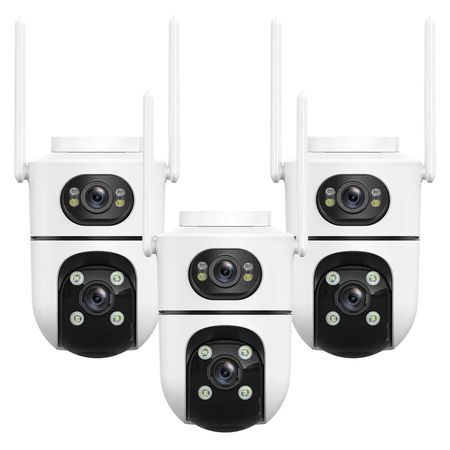 COMBO: x3 Cámara de Seguridad Dalton Doble Exterior Interior 4+4mp DA-CAM06