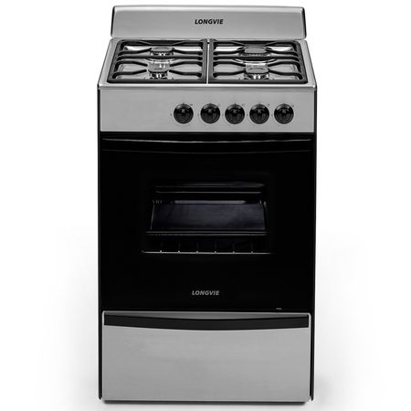 Cocina Acero Inox. 56cm Facil Limpieza Valvula Seguridad Longvie