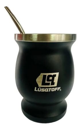 Mate De Acero Inoxidable 300ml Lusqtoff Matl-8b Con Bombilla