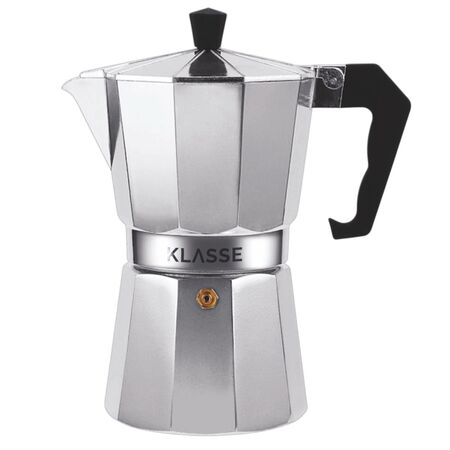 Cafetera Estilo Italiano Moka Klasse 6 Tazas 300 ml de Aluminio (KS3701)