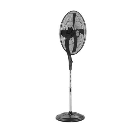 Ventilador De Pie Orbital Liliana 24" Parrilla Negra Vphp2416