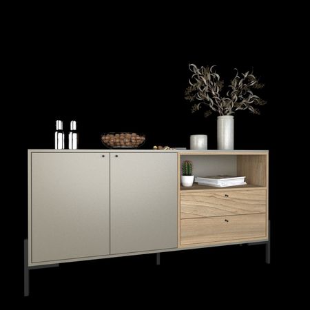 Bahiut 1,50m. Gris Olmo F. Tables