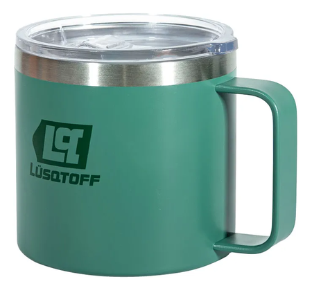 Taza Termica Con Tapa 420 Ml Lusqtoff Ttl420-8b Verde Lisa
