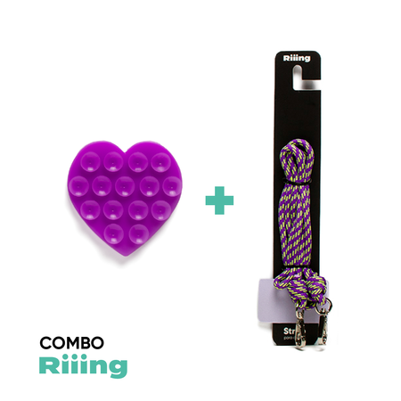 Combo Ventosa Riiing + Colgante Riiing 1,5 Mts
