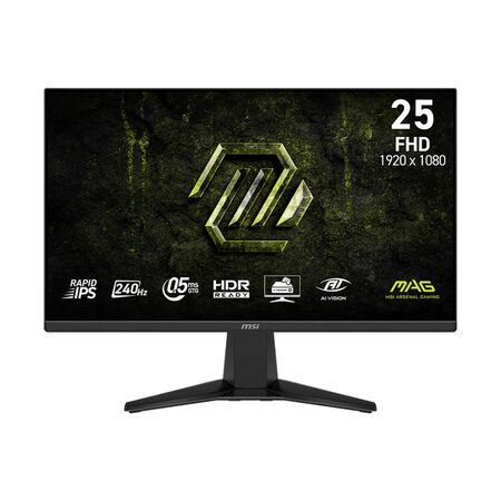Monitor Gamer MSI 25 FHD Rapid IPS 240Hz 0.5ms Flat 2xHDMI + 1xDP