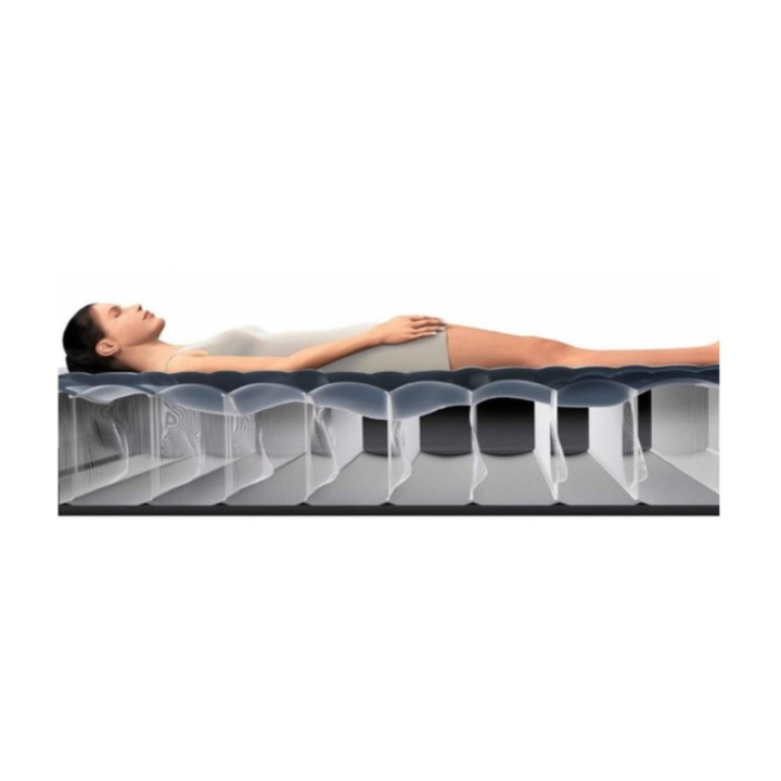 Colchon Inflable Electrico Intex Dura Beam 2 Plazas Sommier Azul - Vista 3