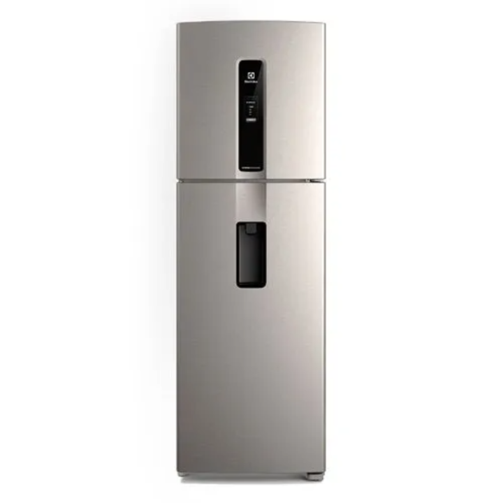 HELADERA ELECTROLUX IW46S NO FROST INVERTER CON DISPENSER PLATA 424LT - Vista 3