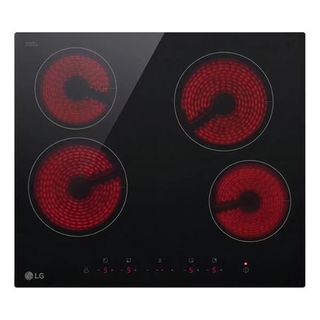 Anafe Vitrocer mico LG CBEZD2414B De 4 Hornallas Negro