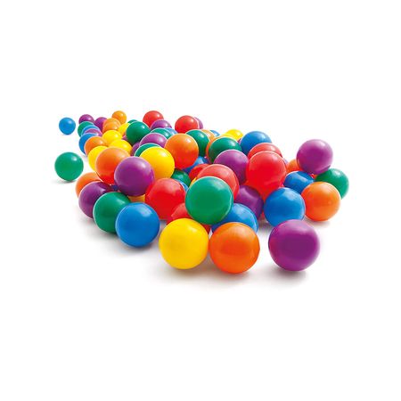 Pelotitas Plasticas Niños Bebes x100 Intex
