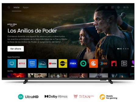 Smart Tv Led Philips 50P 4K 50Pud7309-77 Titan